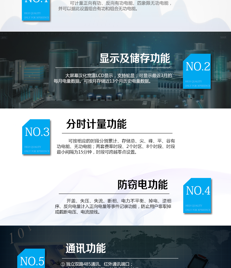 杭州百富華隆DTZY532三相四線遠(yuǎn)程費(fèi)控智能電能表主要技術(shù)指標(biāo)
　　精度等級：有功1級 電流范圍：1.5 A~100A
　　外觀尺寸：290*170*85 安裝尺寸：150*240(256)
　　工作溫度范圍：-40°C～+70°C 計(jì)時準(zhǔn)確度：≤0.5s/d