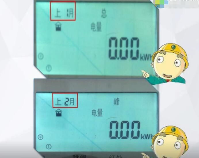 單相智能電表怎么看度數圖解